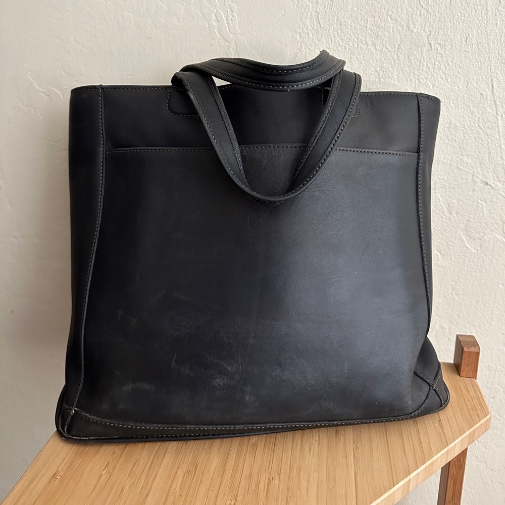 ‼️SOLD‼️Vintage Coach Bag Bleecker Book Tote - 9314 - Black